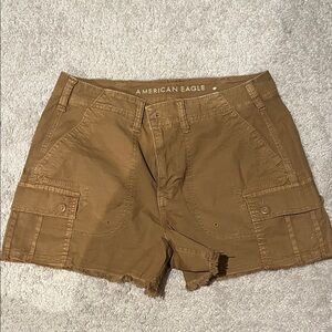 American Eagle Outfitters Tan Cargo Shorts